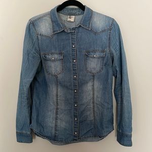 H&M Denim Button-down Shirt